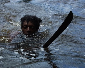 Explorer JUSTIN HALL National Geographic Explorer Runningman photo Suriname expedition Corytn river