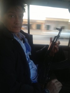 riding with rebels AK47 backup