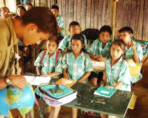 Kwamalasamutu School children Tirio tribes Suriname Justin Hall Nat Geo Explorer Runningman