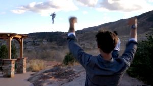 Justin Hall Nat Geo Explorer Runningman Jet PAck test flight